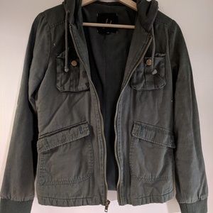 Modcloth Green Utility Jacket